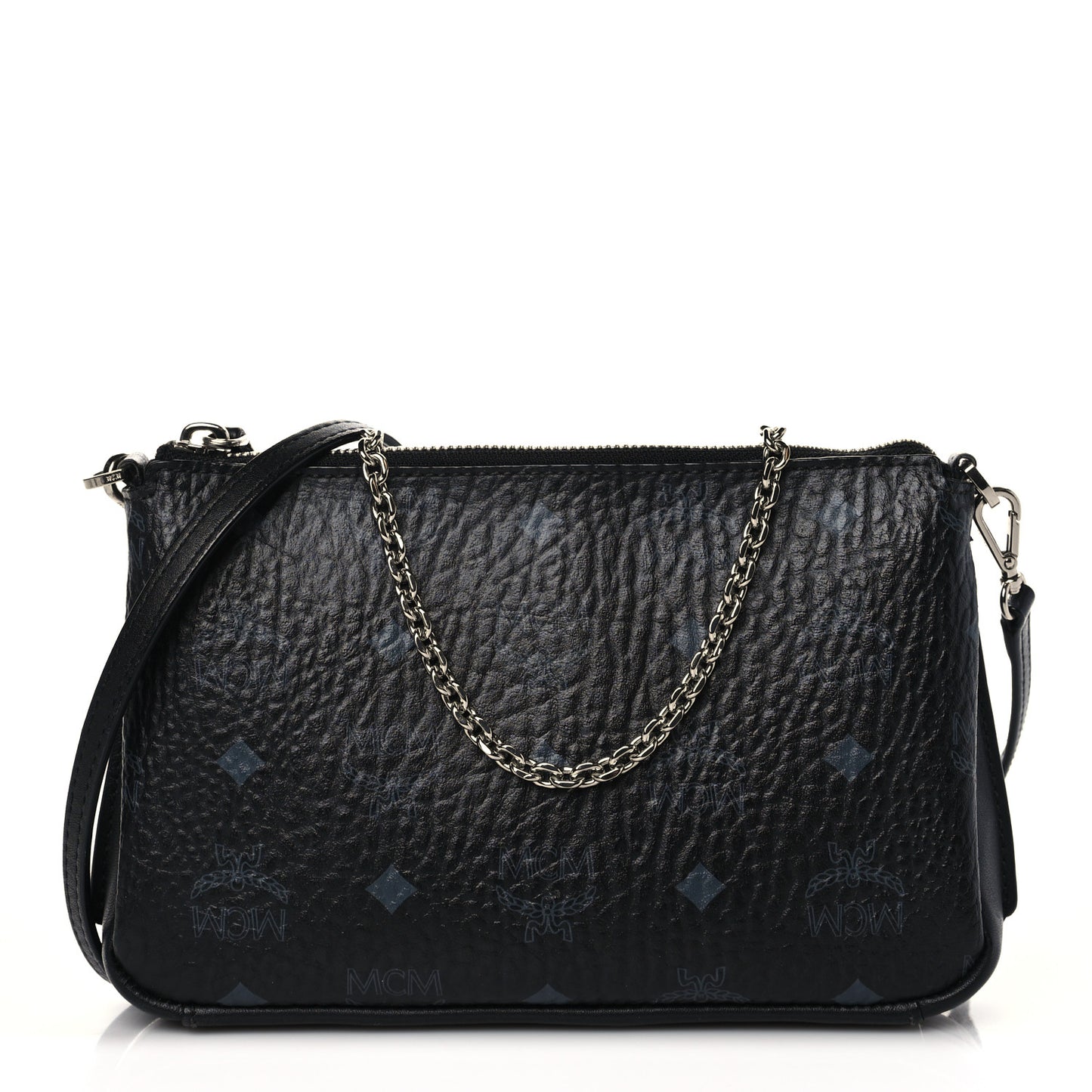 Visetos Medium Millie Chain Crossbody Bag Black