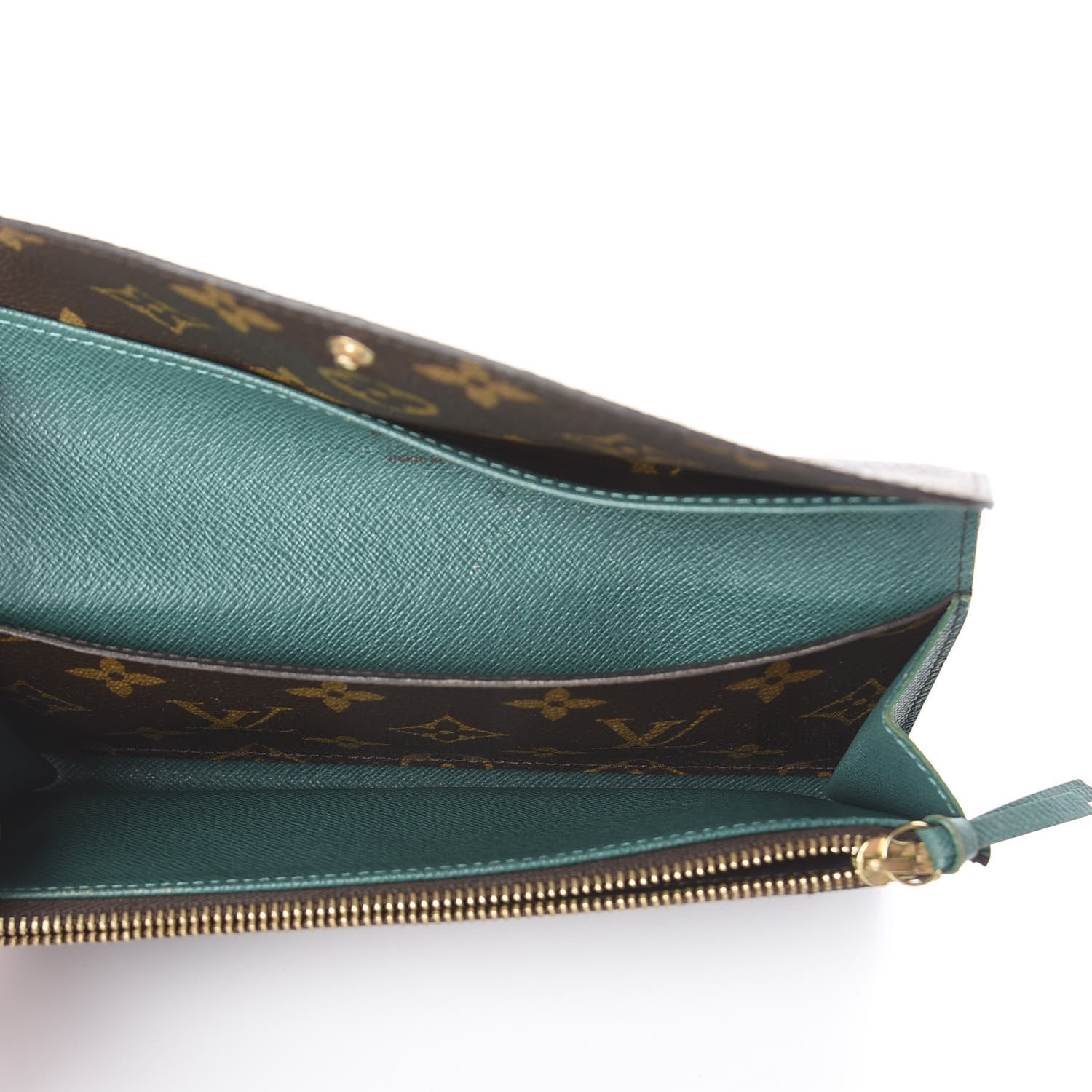 Louis Vuitton Monogram Emilie Wallet Vert 4 of 5