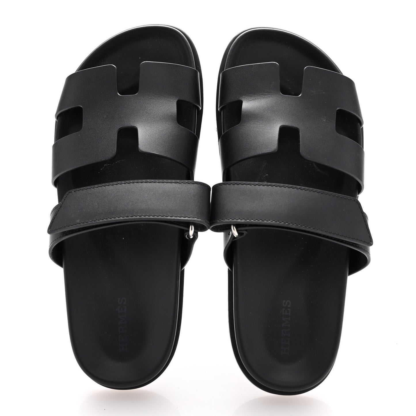Calfskin Womens Chypre Sandals 38 Black