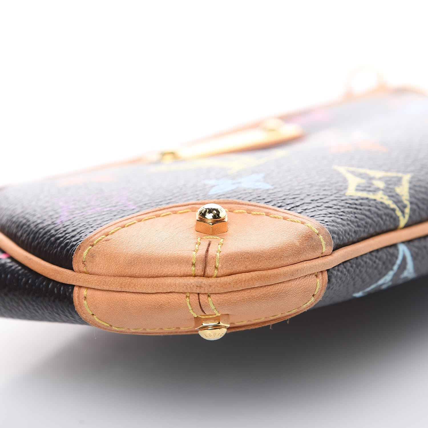 Louis Vuitton Monogram Multicolor Pochette Milla MM Black 8 of 10