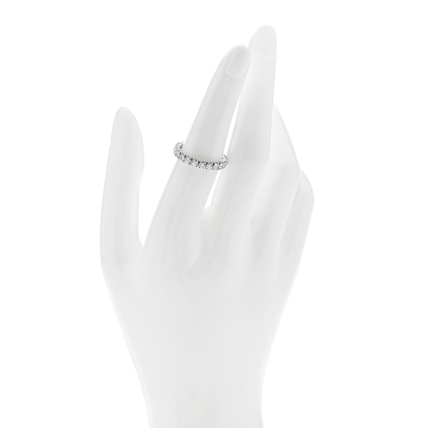 Platinum Diamond 1.56ct Eternity Ring 53 6.5