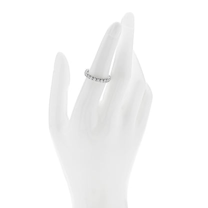Cartier Platinum Diamond 1.56ct Eternity Ring 53 6.5 2 of 5