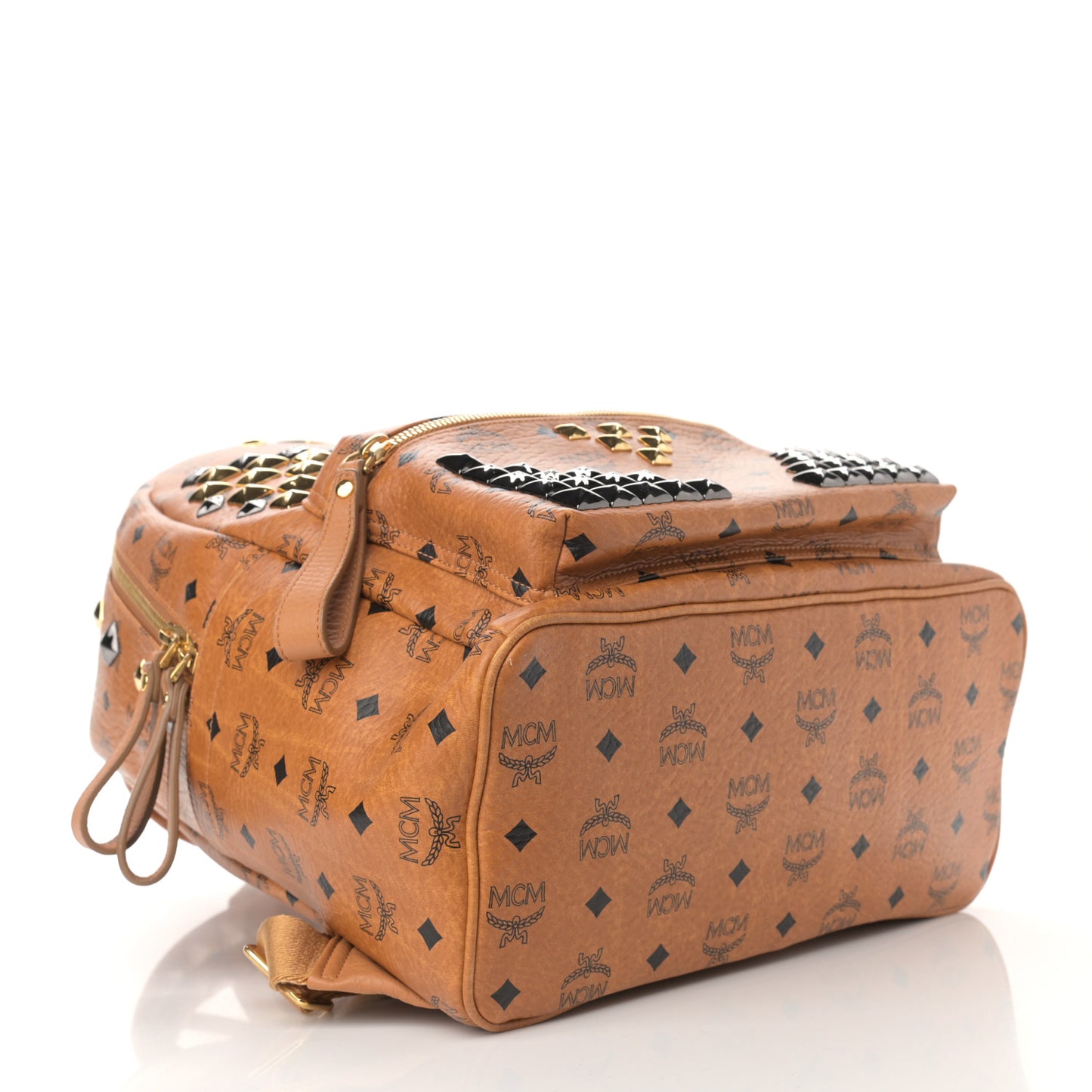Visetos Studded Medium Stark M Backpack Cognac