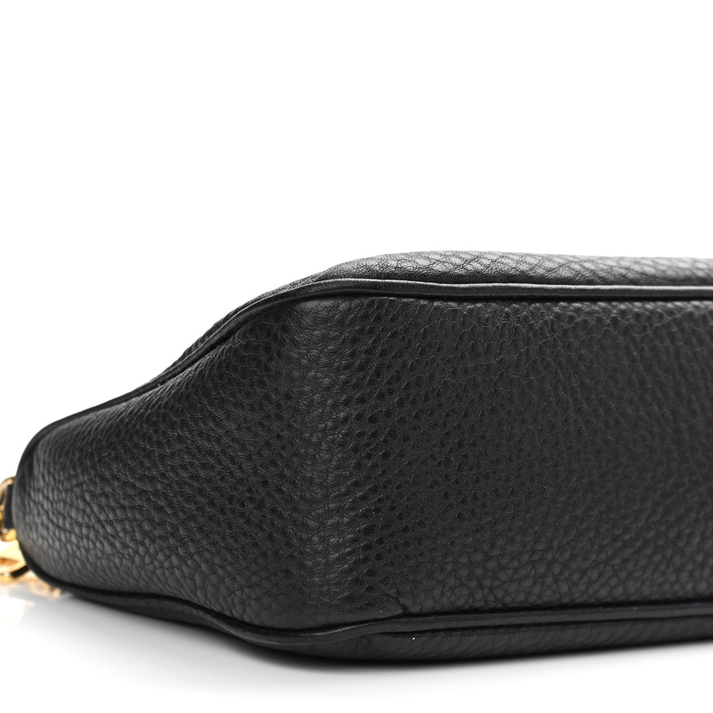 Vitello Daino Pochette Bag Black