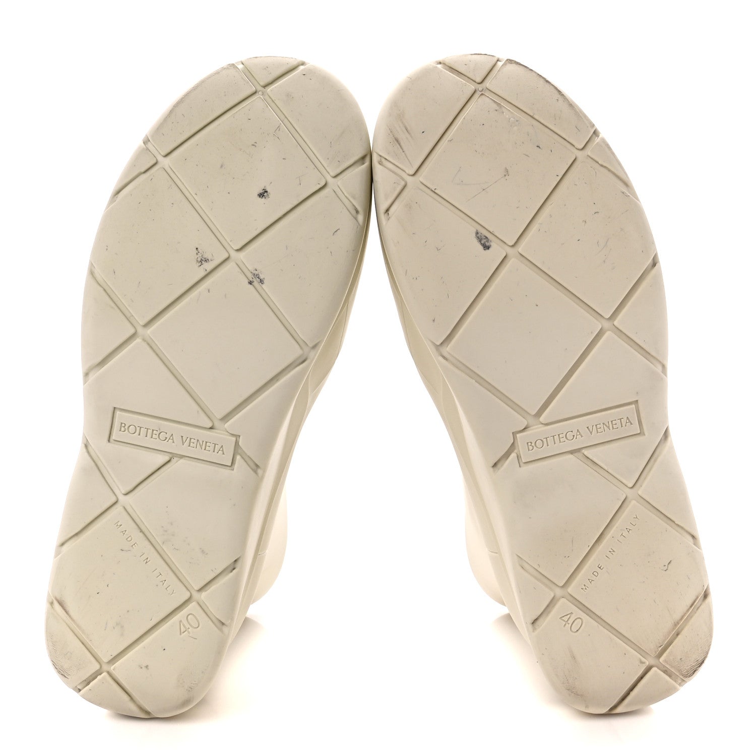 Bottega Veneta Rubber Puddle Ankle Boots 40 White 5 of 8