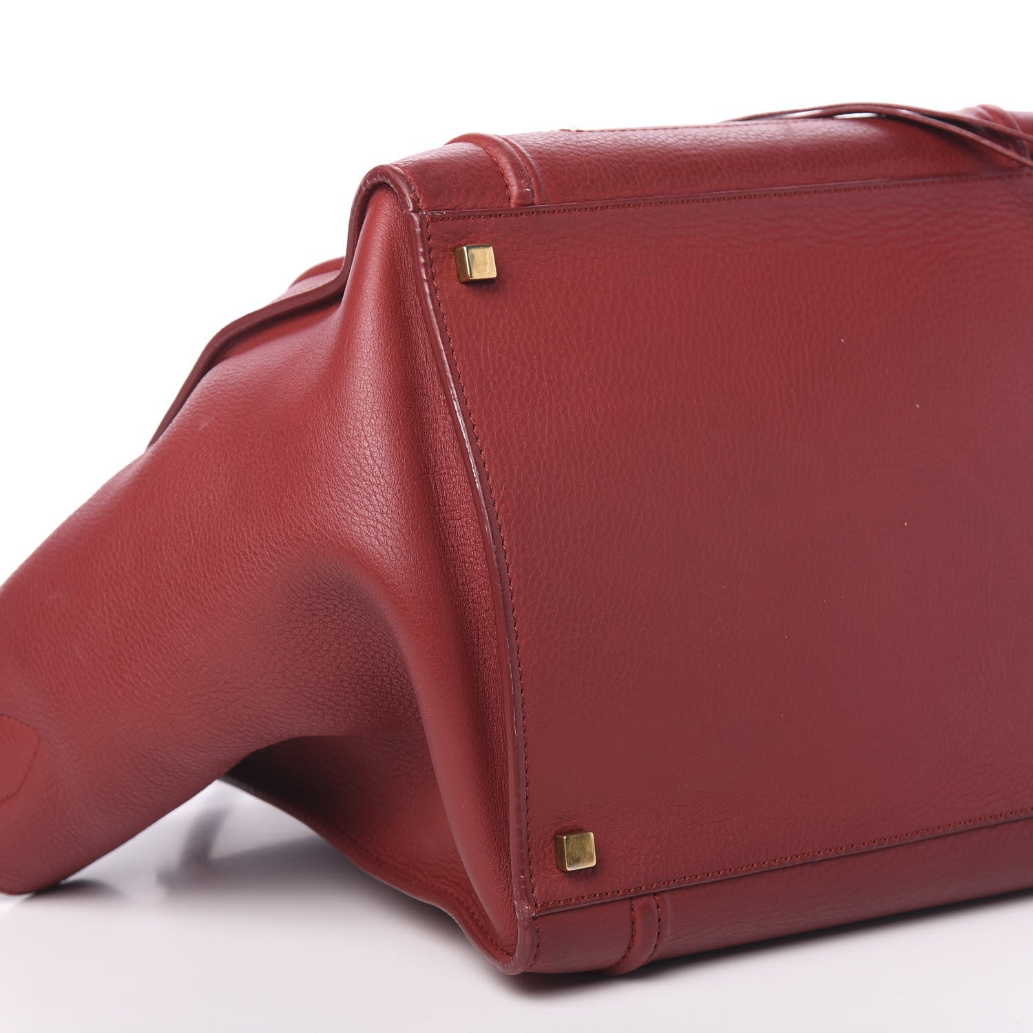 Celine Supple Calfskin Medium Phantom Luggage Red 14 of 18