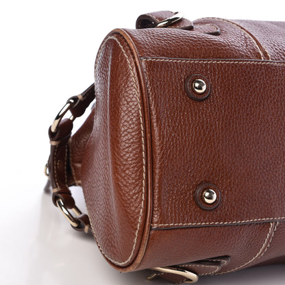 Burberry Grained Calfskin Satchel Brown 8 of 9