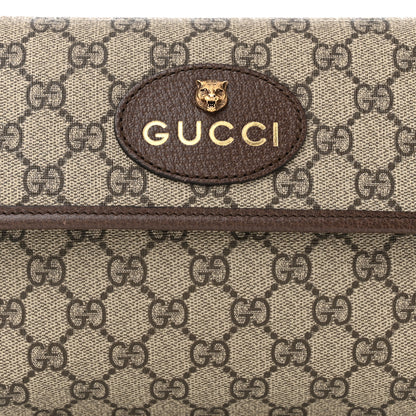 Gucci GG Supreme Monogram Neo Vintage Web Belt Bag Brown 8 of 10