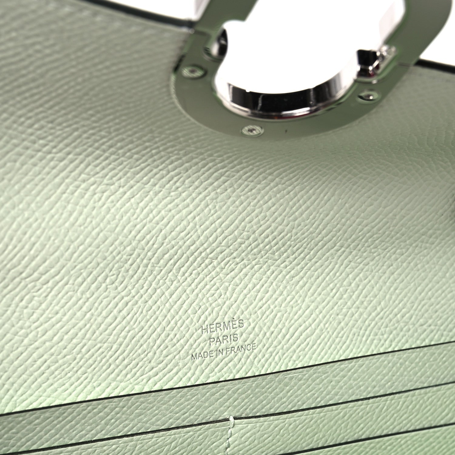 Hermes Epsom Maillon Wallet To Go Vert Fizz 6 of 11