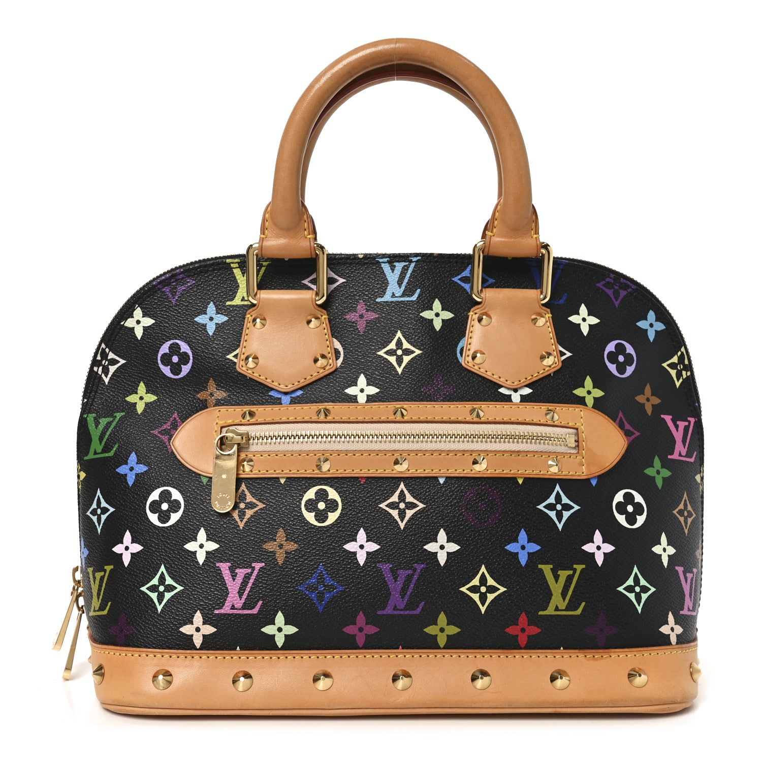 Louis Vuitton Monogram Multicolor Alma PM Black 1 of 9