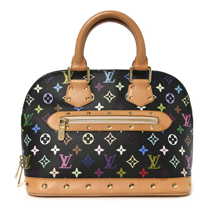Louis Vuitton Monogram Multicolor Alma PM Black 1 of 9