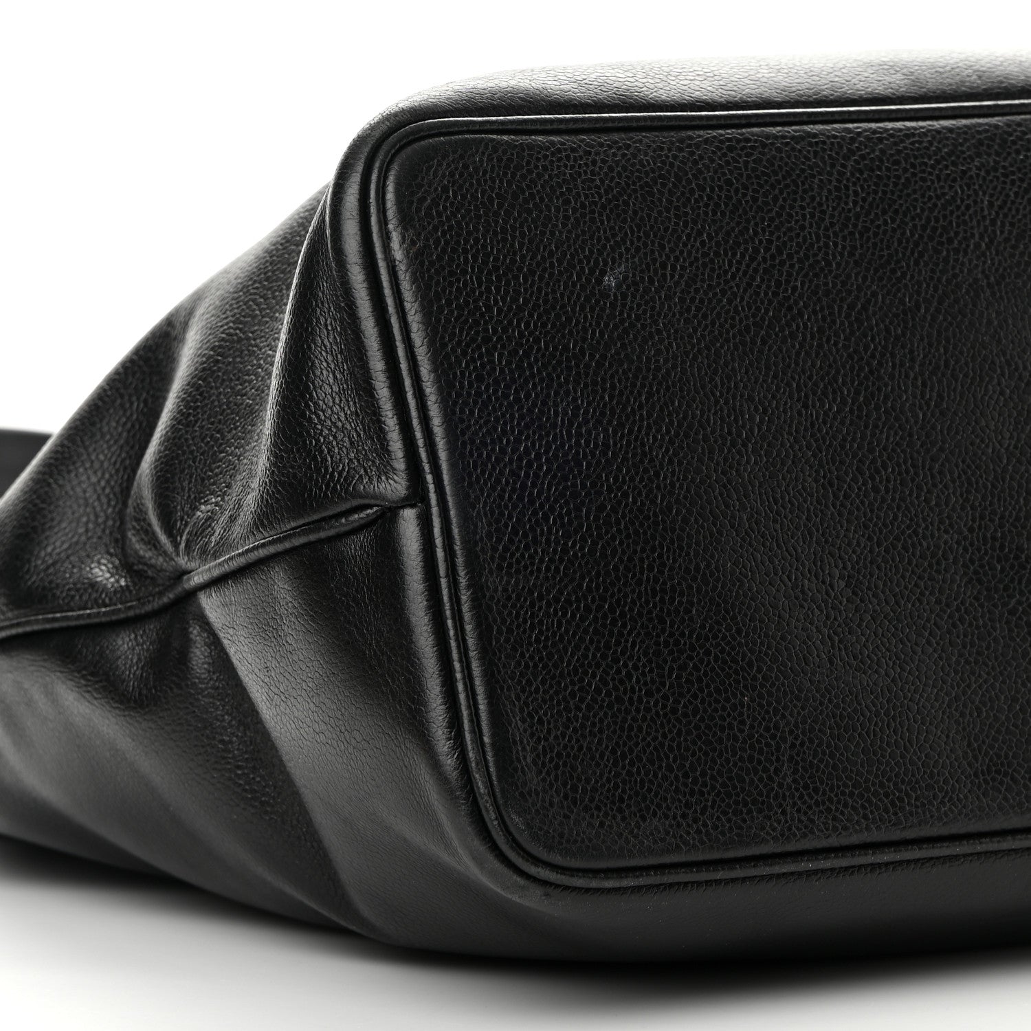 Chanel Caviar Large CC Shoulder Bag Black 9 of 18