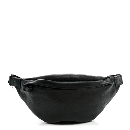Louis Vuitton Calfskin Monogram Shadow Discovery Bumbag Black 1 of 11