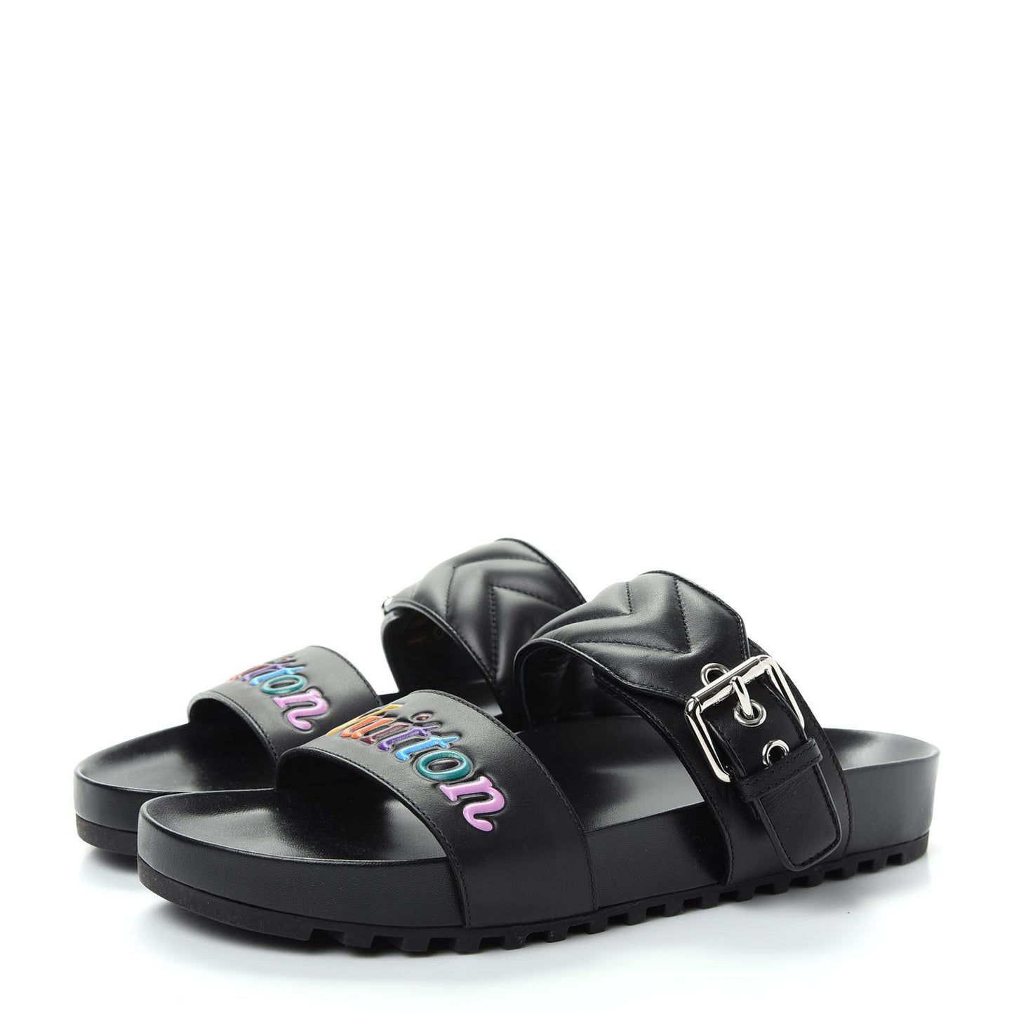 Calfskin New Wave Bom Dia Flat Mule 39 Black