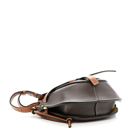 Loewe Calfskin Small Gate Crossbody Bag Oxblood Tan Taupe 4 of 10