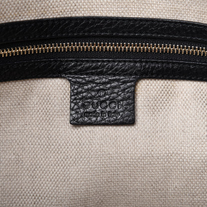 Gucci Pebbled Calfskin Medium Soho Hobo Black 8 of 11