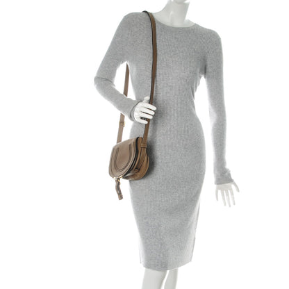 Chloe Calfskin Mini Marcie Round Crossbody Bag Nut 2 of 9