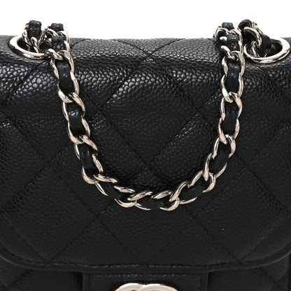 Chanel Caviar Quilted Classic Phone Holder Black 9 of 13