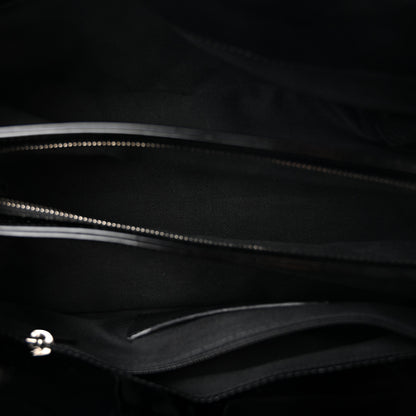 Chanel Patent Quilted Medium Just Mademoiselle Bowling Bag Black 4 of 10