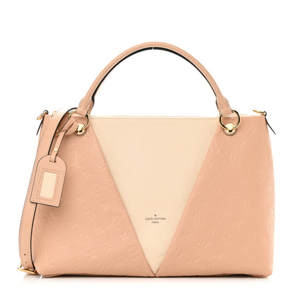 Louis Vuitton Empreinte V Tote MM Beige Rose Creme 1 of 14