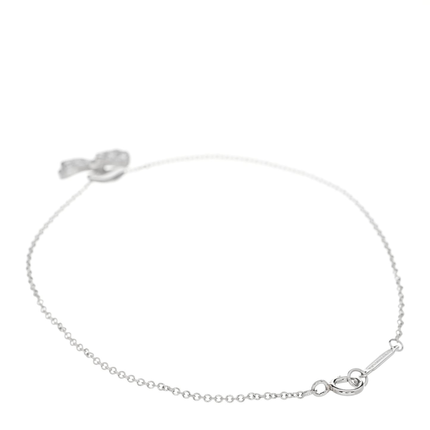 Platinum Diamond Paper Flowers Bracelet