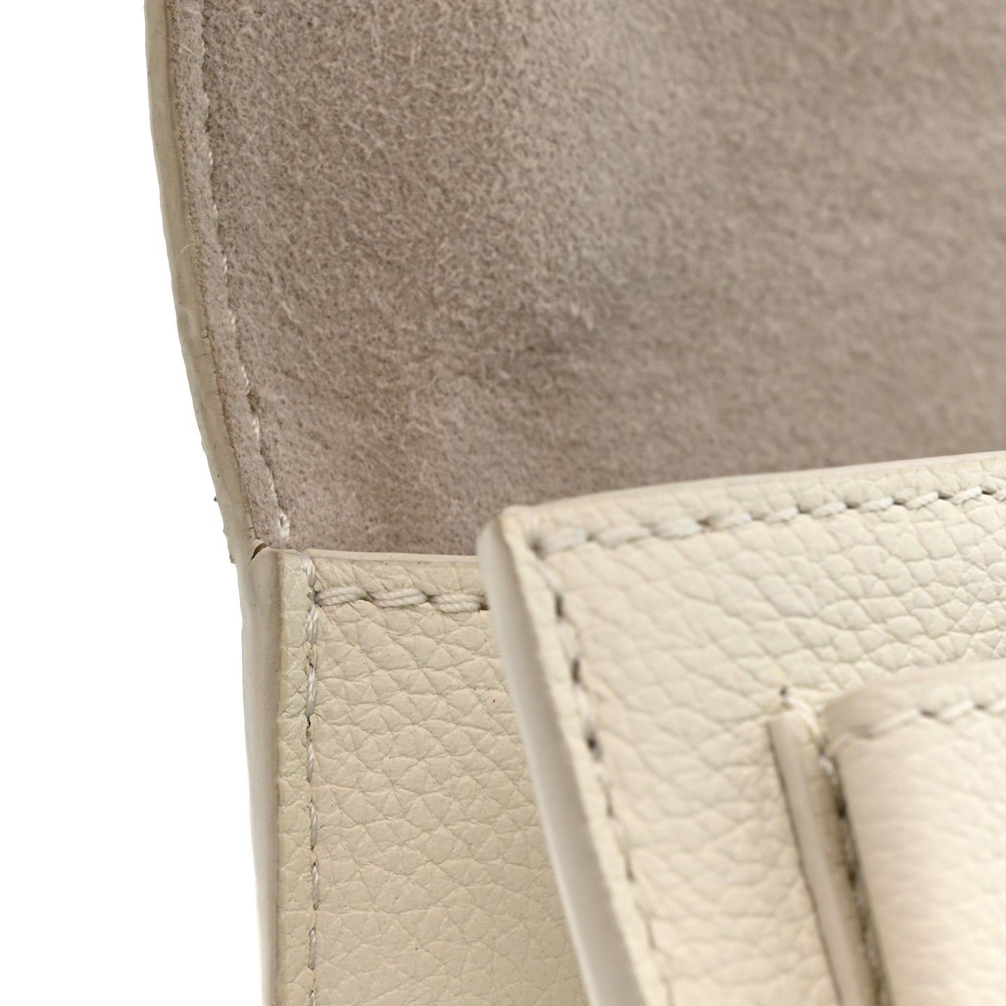 Soft Calfskin Mylockme Chain Bag BB White