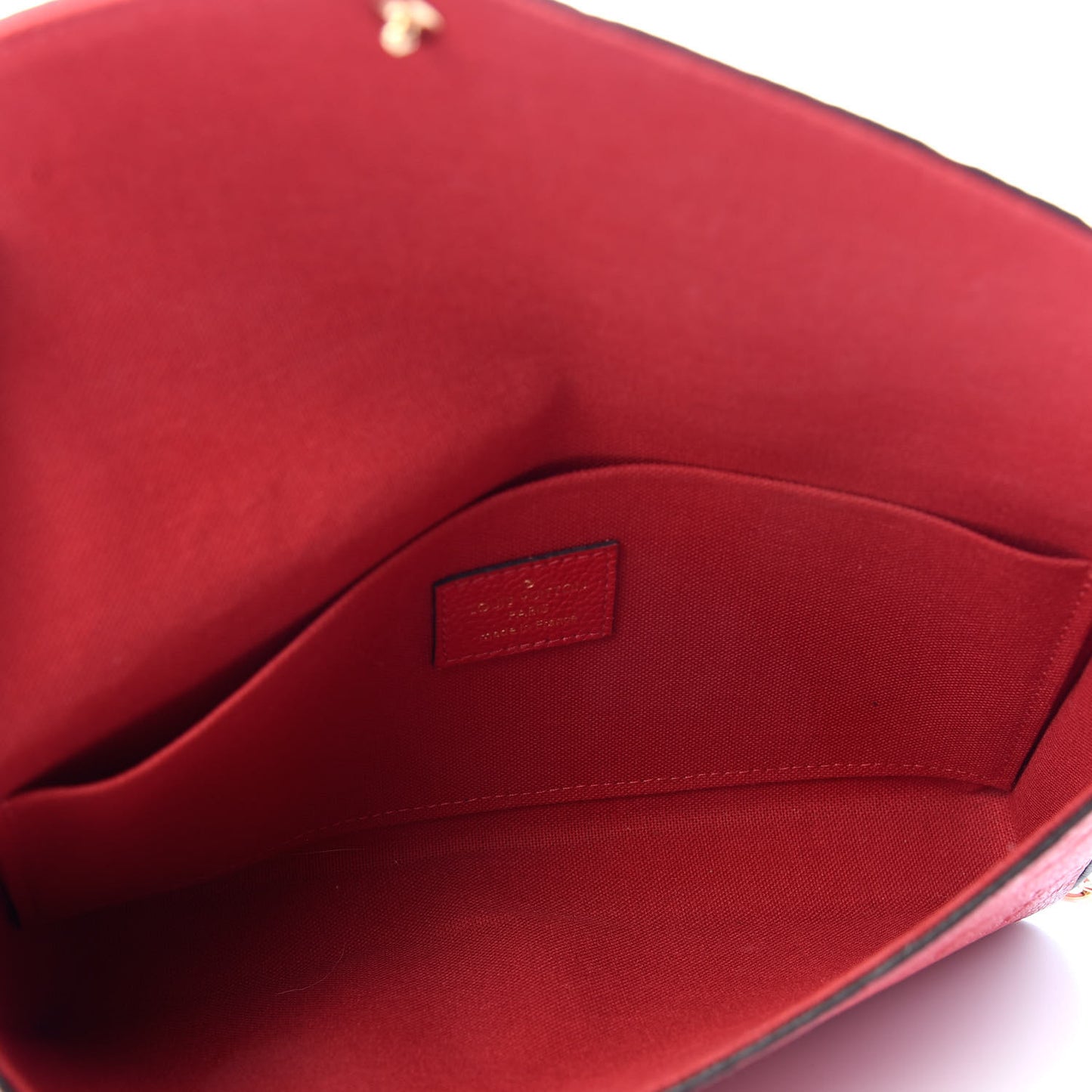 Empreinte Pochette Felicie Chain Wallet Scarlet