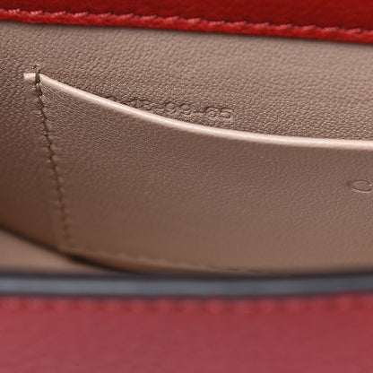Chloe Calfskin Small Nile Bracelet Minaudiere Bag Dahlia Red 6 of 9