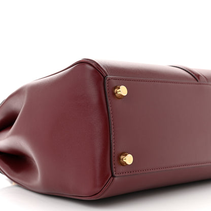Celine Satinated Calfskin Medium 16 Top Handle Bag Light Burgundy 10 of 11
