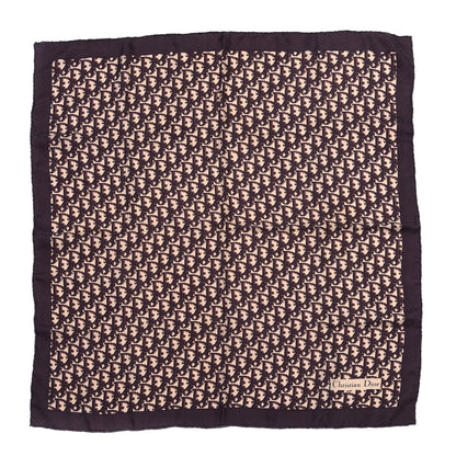 Christian Dior Silk Monogram Scarf Brown 1 of 3