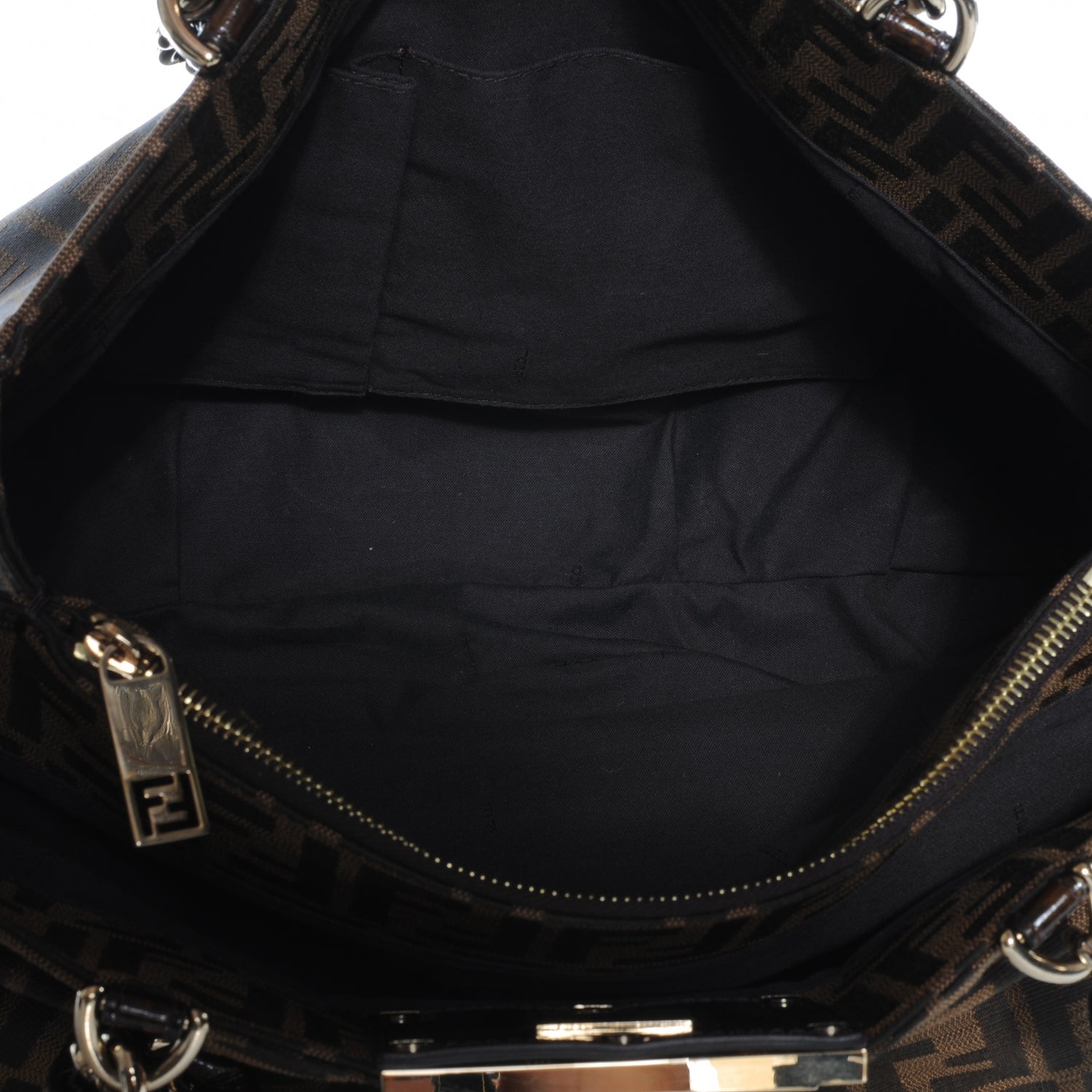 Fendi Zucca Mia Tote Tobacco 5 of 8