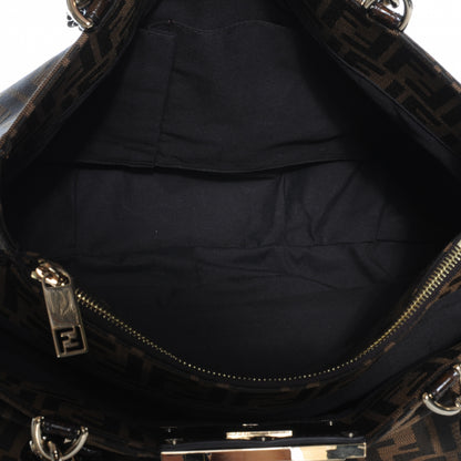 Fendi Zucca Mia Tote Tobacco 5 of 8