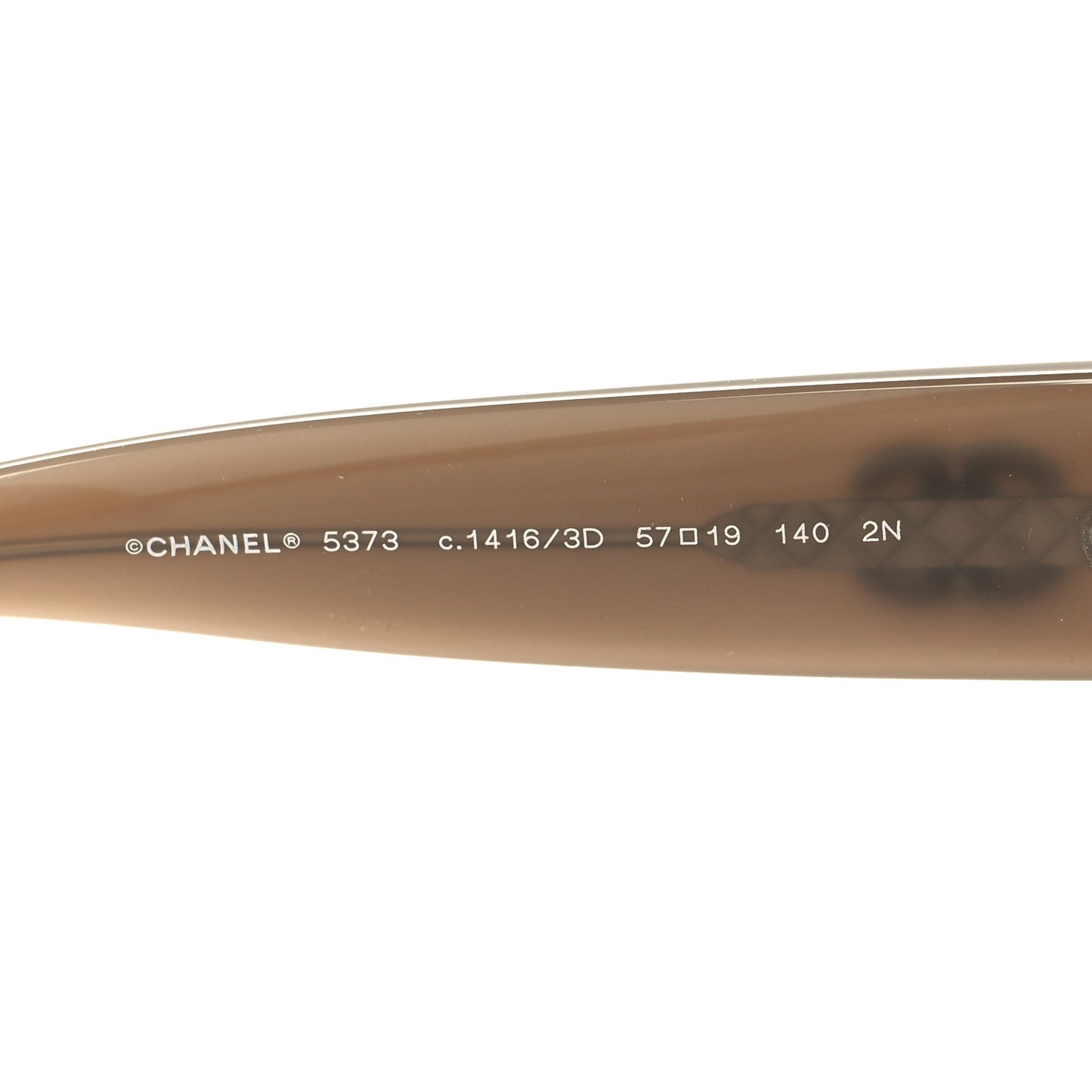 Acetate CC Sunglasses 5373 Light Brown