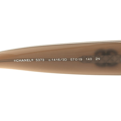 Chanel Acetate CC Sunglasses 5373 Light Brown 5 of 8