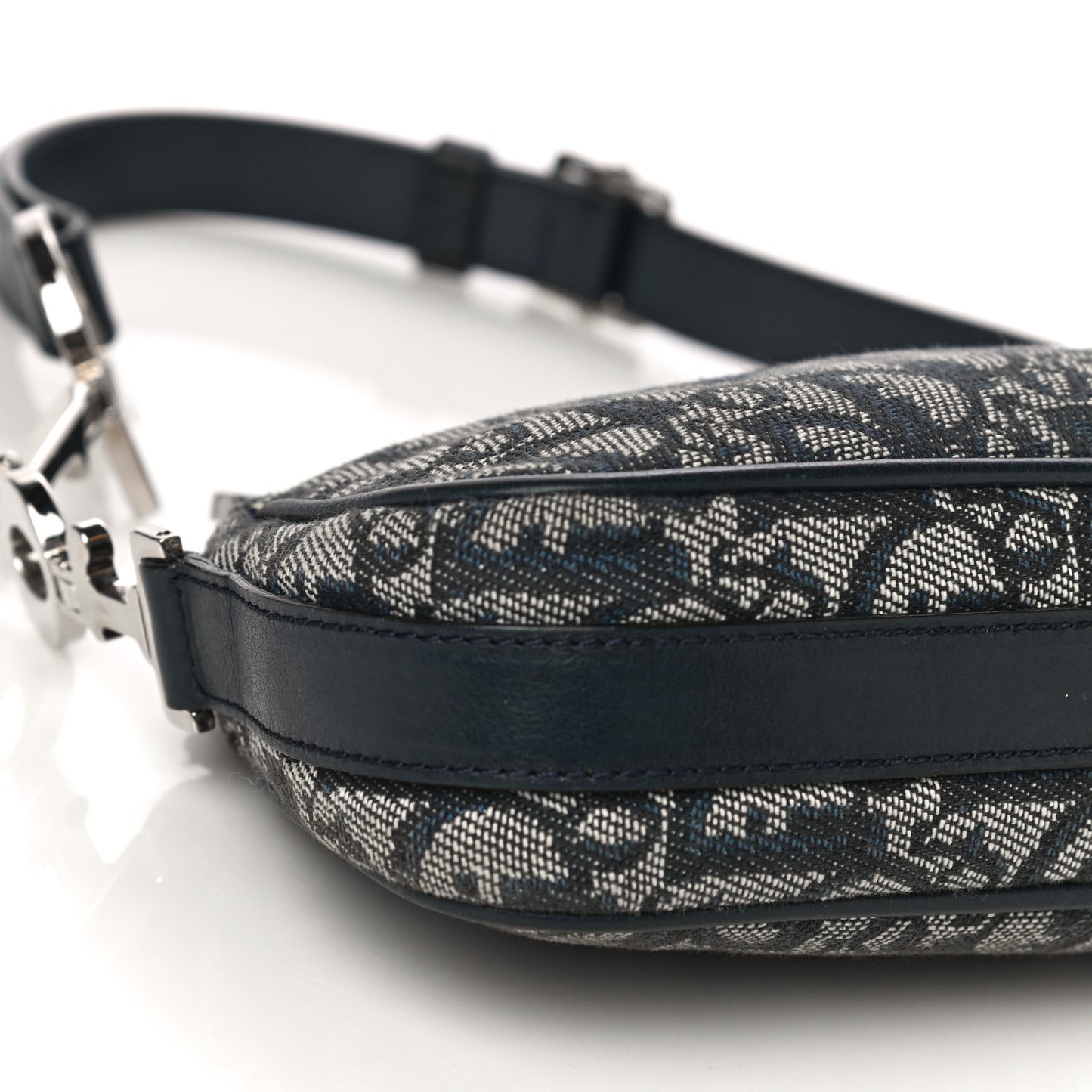 Monogram Shoulder Bag Blue