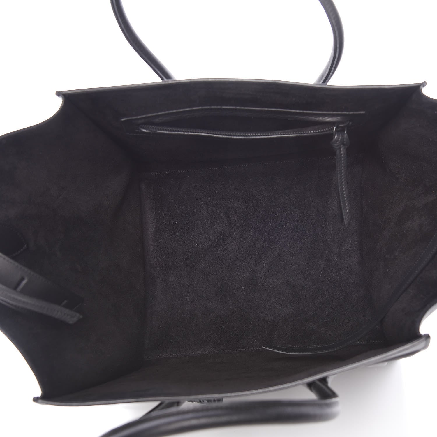 Celine Supple Calfskin Medium Phantom Luggage Black 5 of 13