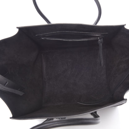 Celine Supple Calfskin Medium Phantom Luggage Black 5 of 13