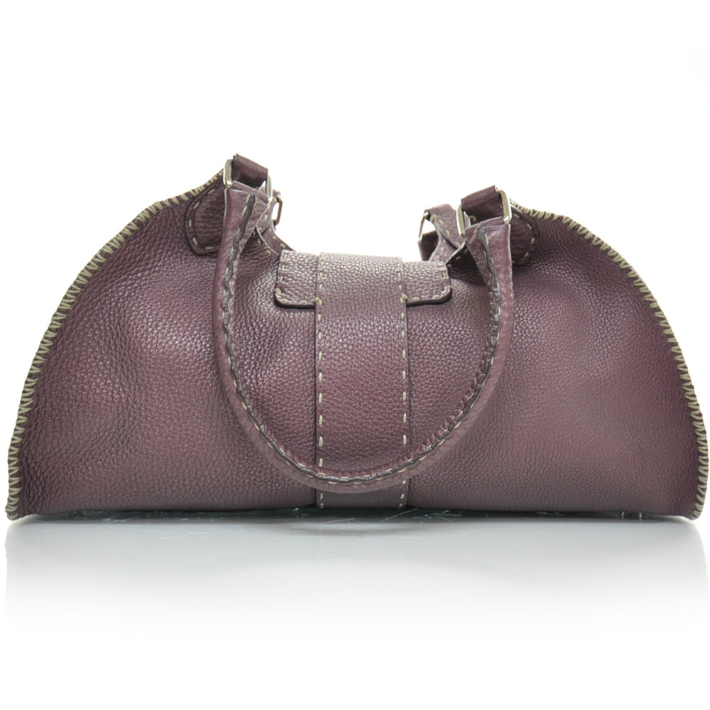 Fendi Calfskin Romano Selleria Sporty Purple 3 of 9