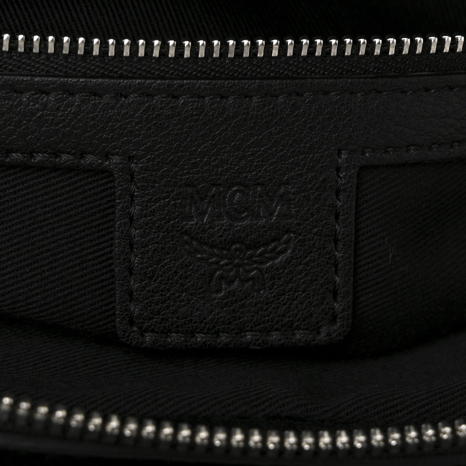 MCM Calfskin Ottomar Monogram Essential Hobo Black 6 of 10