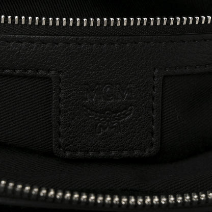 MCM Calfskin Ottomar Monogram Essential Hobo Black 6 of 10