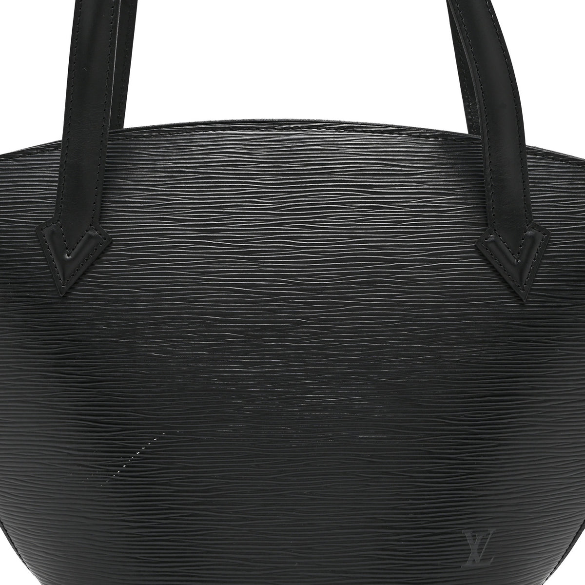 Epi Saint Jacques PM Long Straps Black