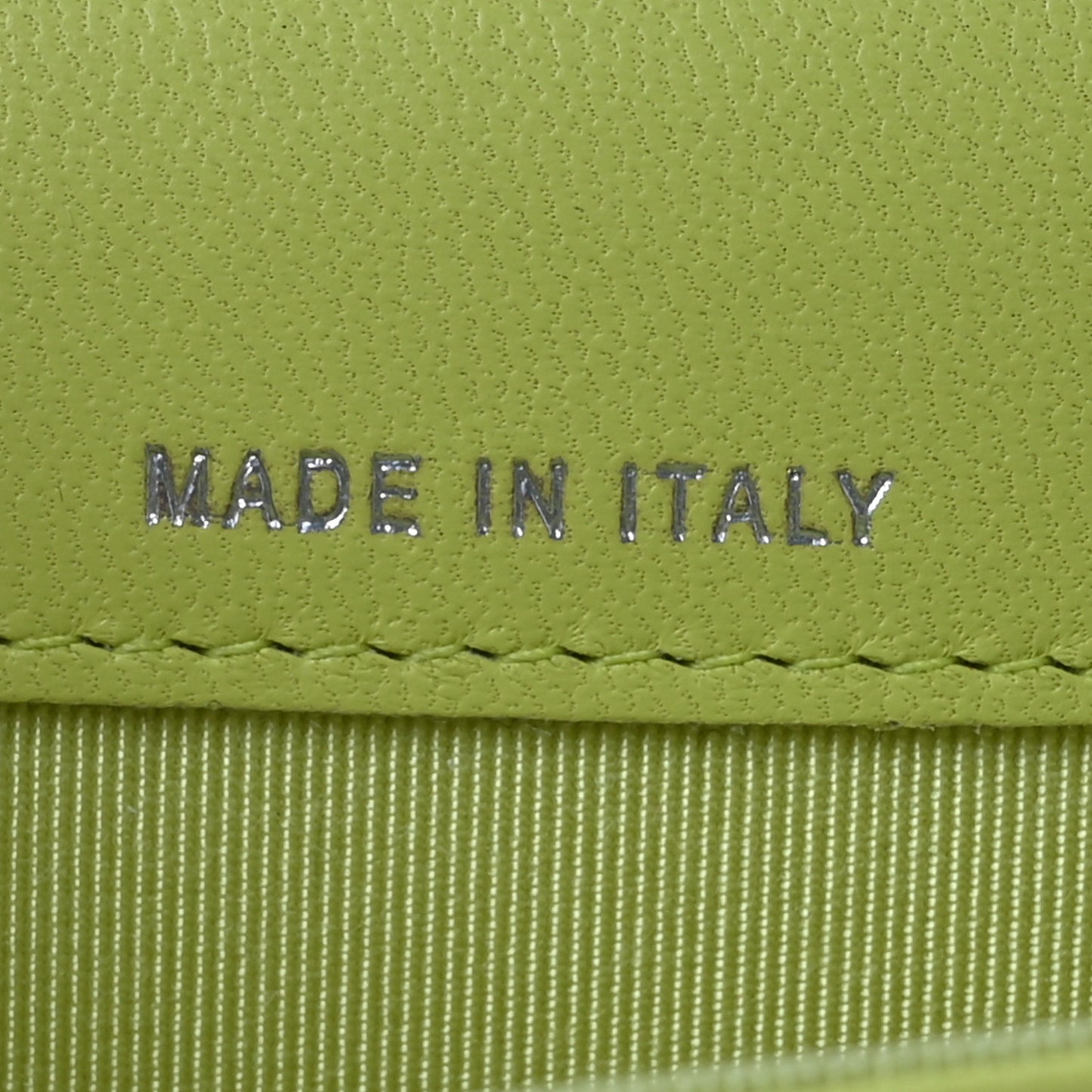 Lambskin Quilted Flap Card Holder Wallet Yellow