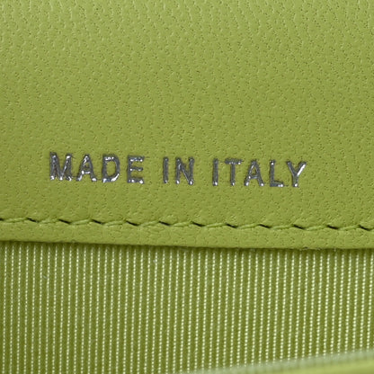 Chanel Lambskin Quilted Flap Card Holder Wallet Yellow 8 of 11