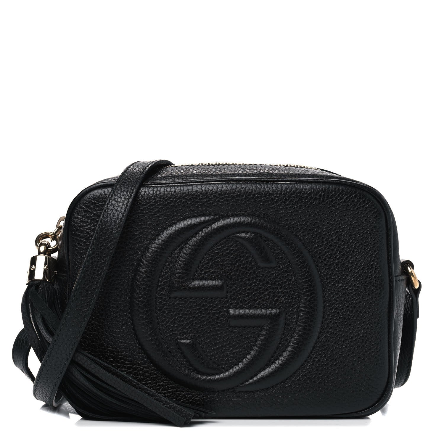 Gucci Pebbled Calfskin Small Soho Disco Bag Black 1 of 9