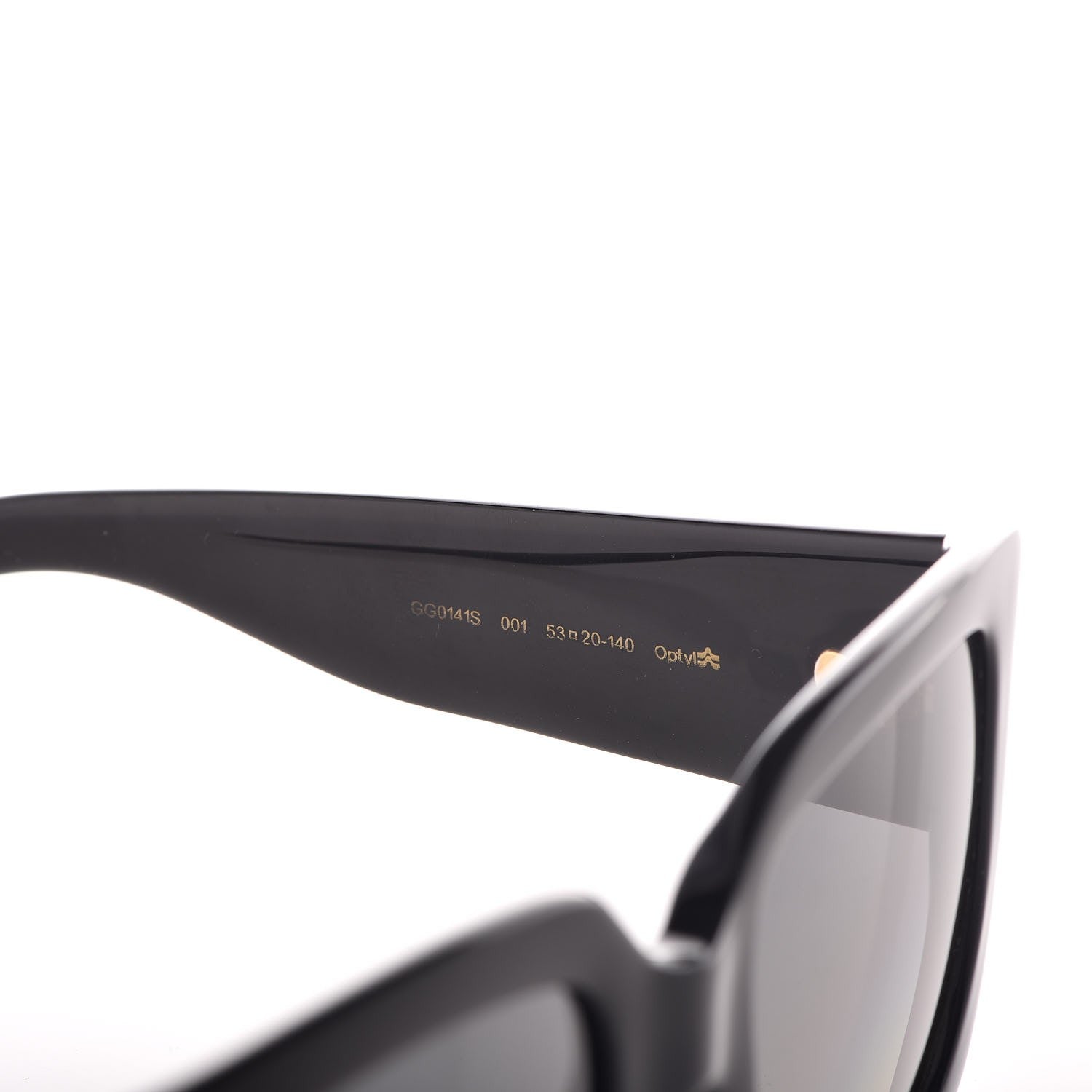 Gucci Acetate Square Frame Sunglasses GG0141S Black 6 of 8