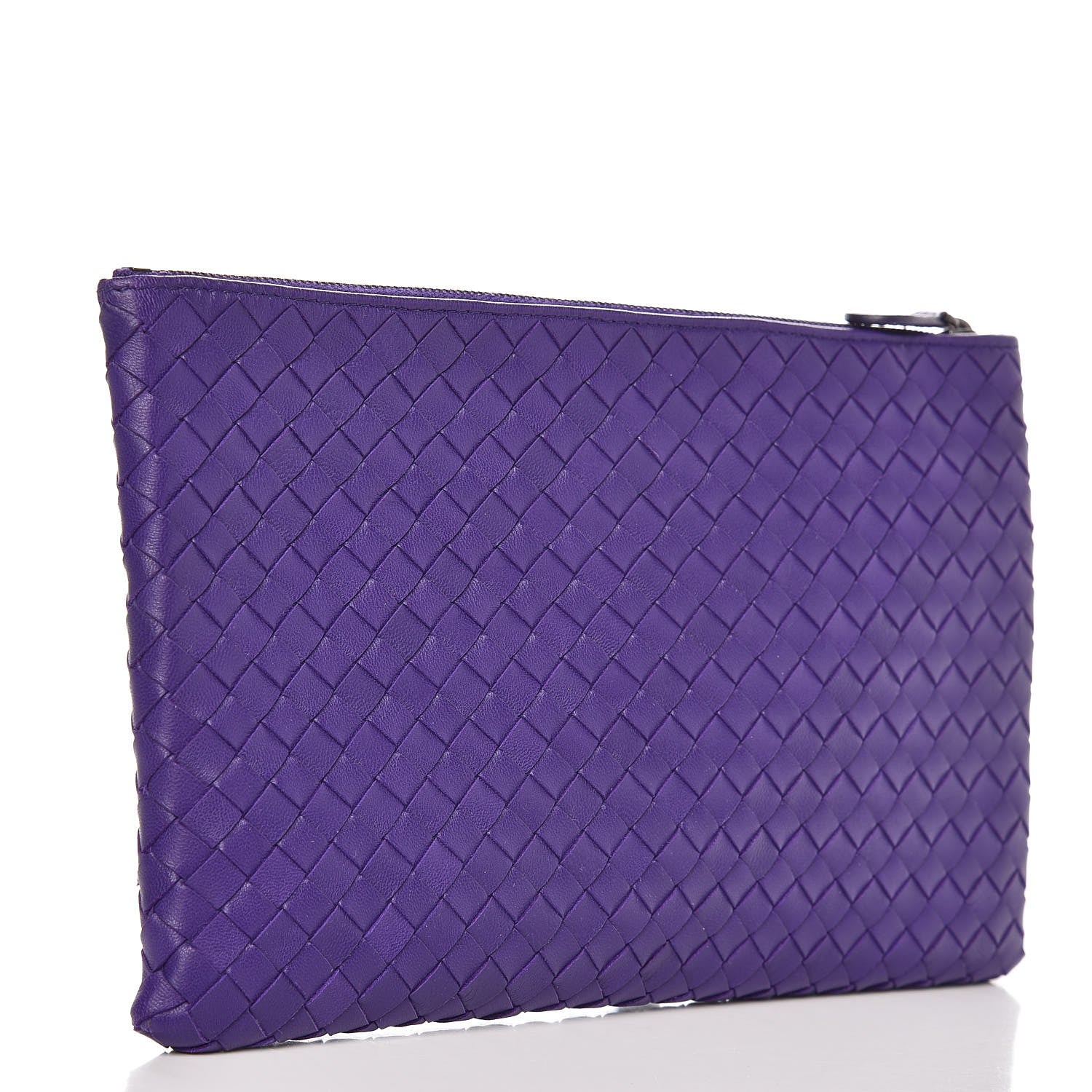 Bottega Veneta Nappa Intrecciato Medium Zip Pouch Anemone 3 of 8