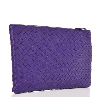 Bottega Veneta Nappa Intrecciato Medium Zip Pouch Anemone 3 of 8