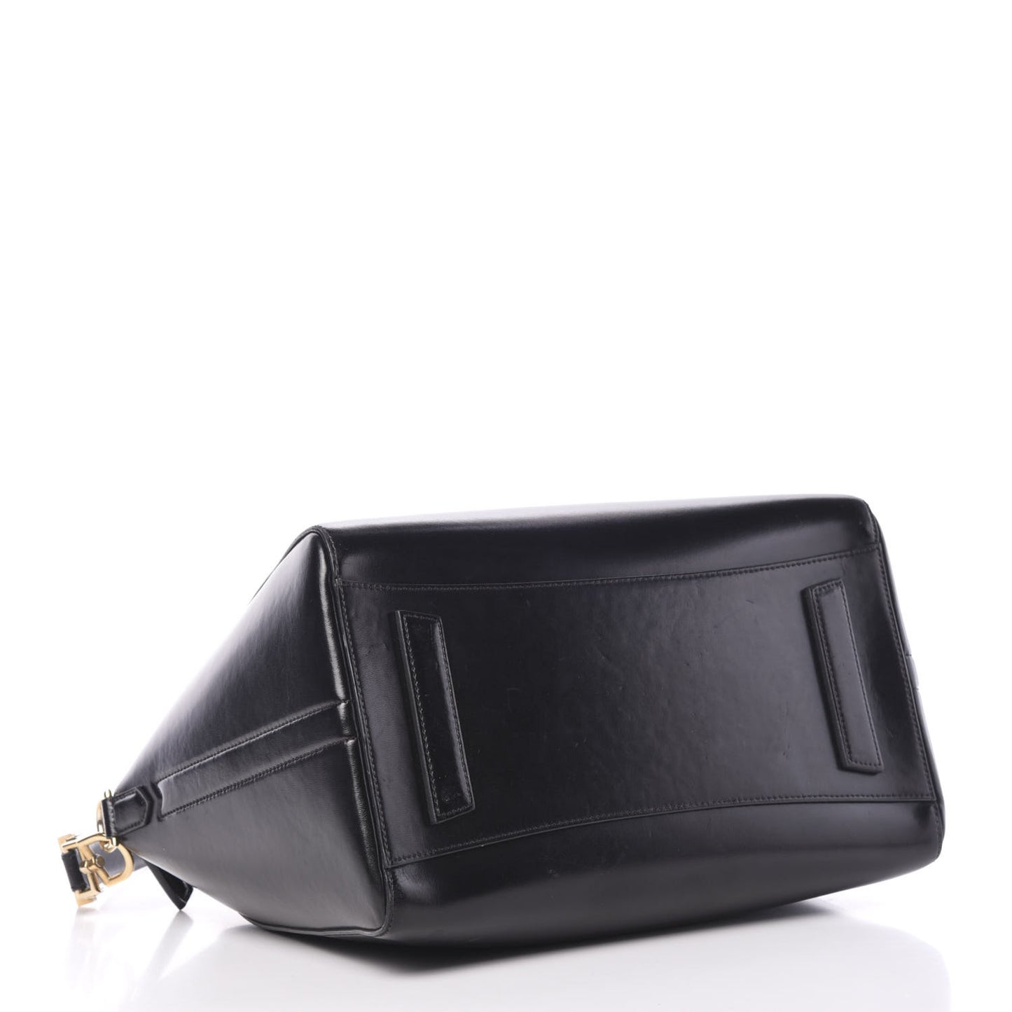 Shiny Lord Calfskin Medium Antigona Black