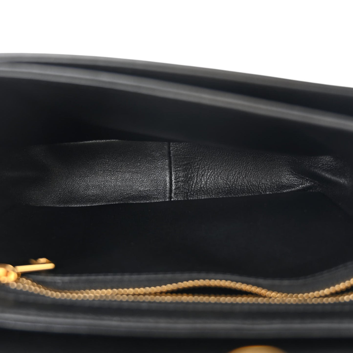 Shiny Calfskin Medium Triomphe Black
