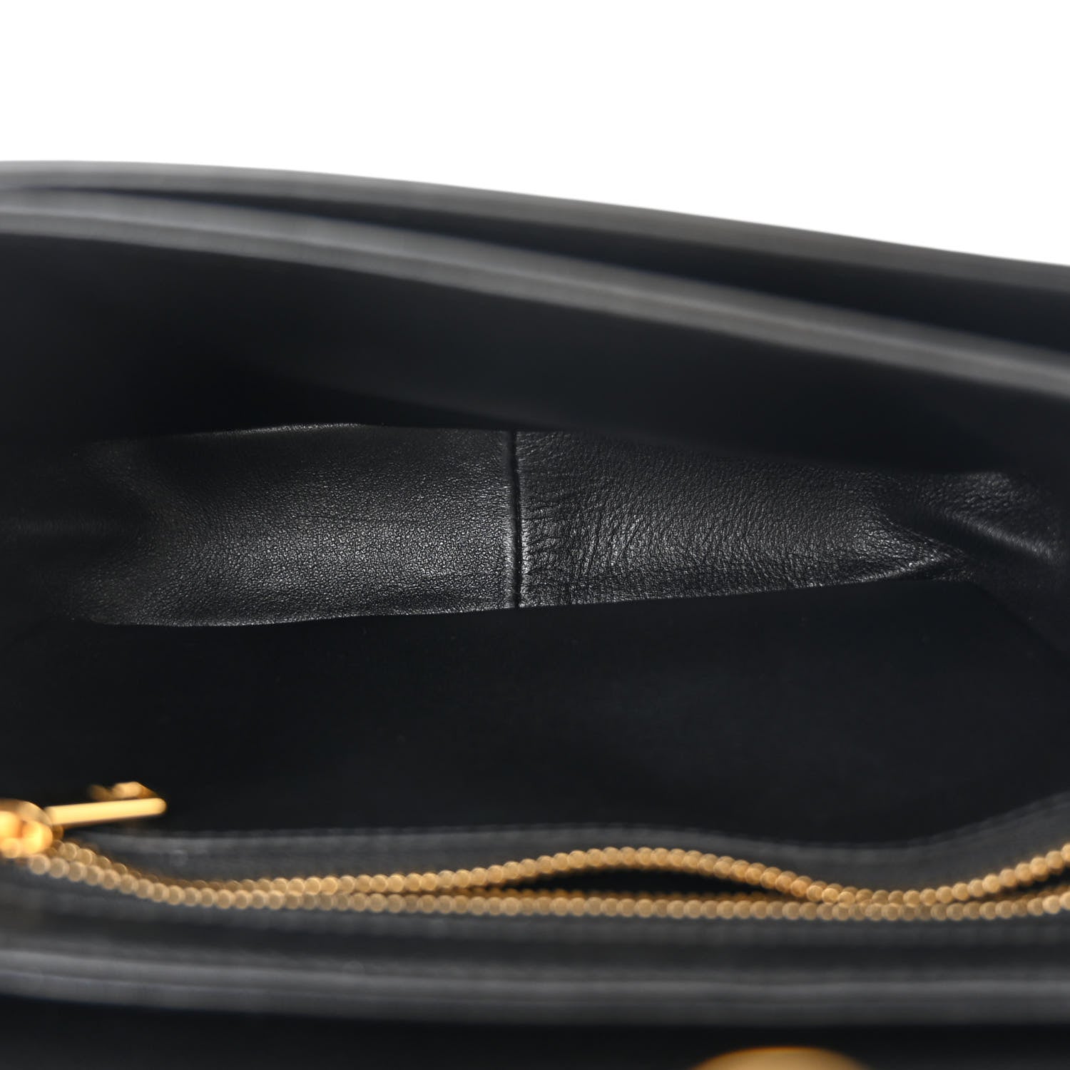 Celine Shiny Calfskin Medium Triomphe Black 5 of 12